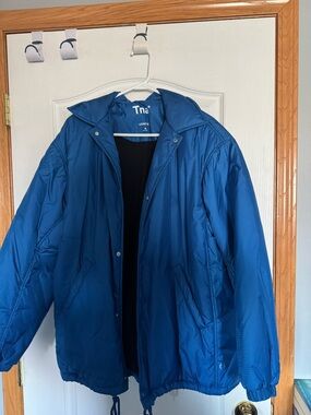 TNA Royal Blue Quilted Puffer Jacket